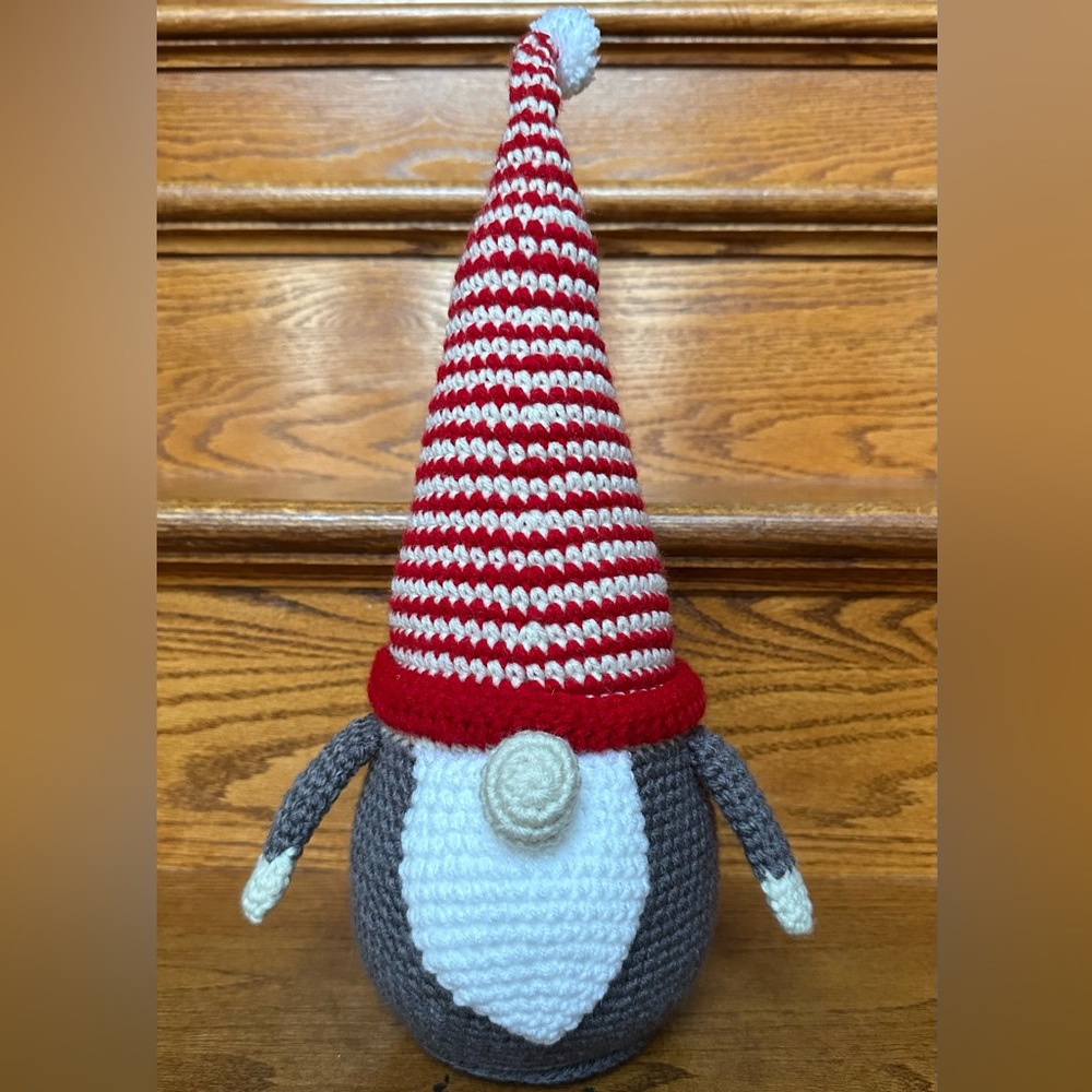 Handmade Crochet Gnome Decor